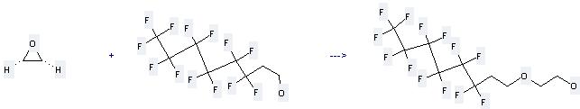 3,3,4,4,5,5,6,6,7,7,8,8,8-Tridecafluoro-1-octanol can be used to produce 2-(3,3,4,4,5,5,6,6,7,7,8,8,8-tridecafluoro-octyloxy)-ethanol at the temperature of 60 °C